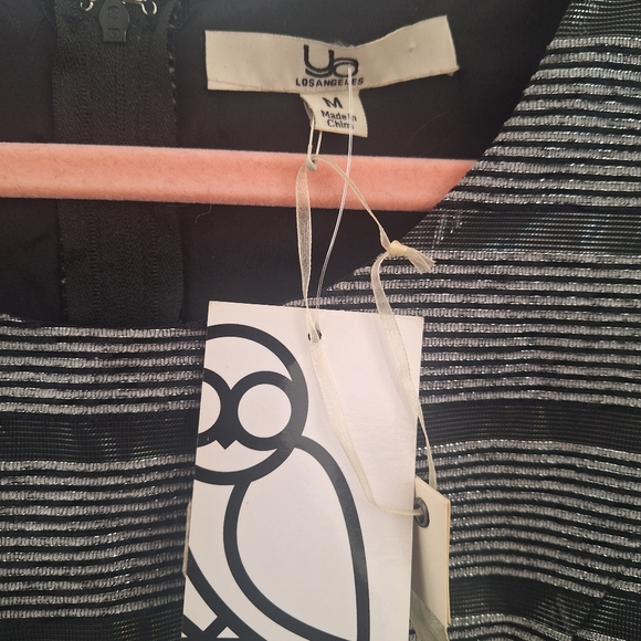 💜 2 for 30$ Beautiful Dress Kooka Metallic Cap Sleeve - Picture 2 of 6